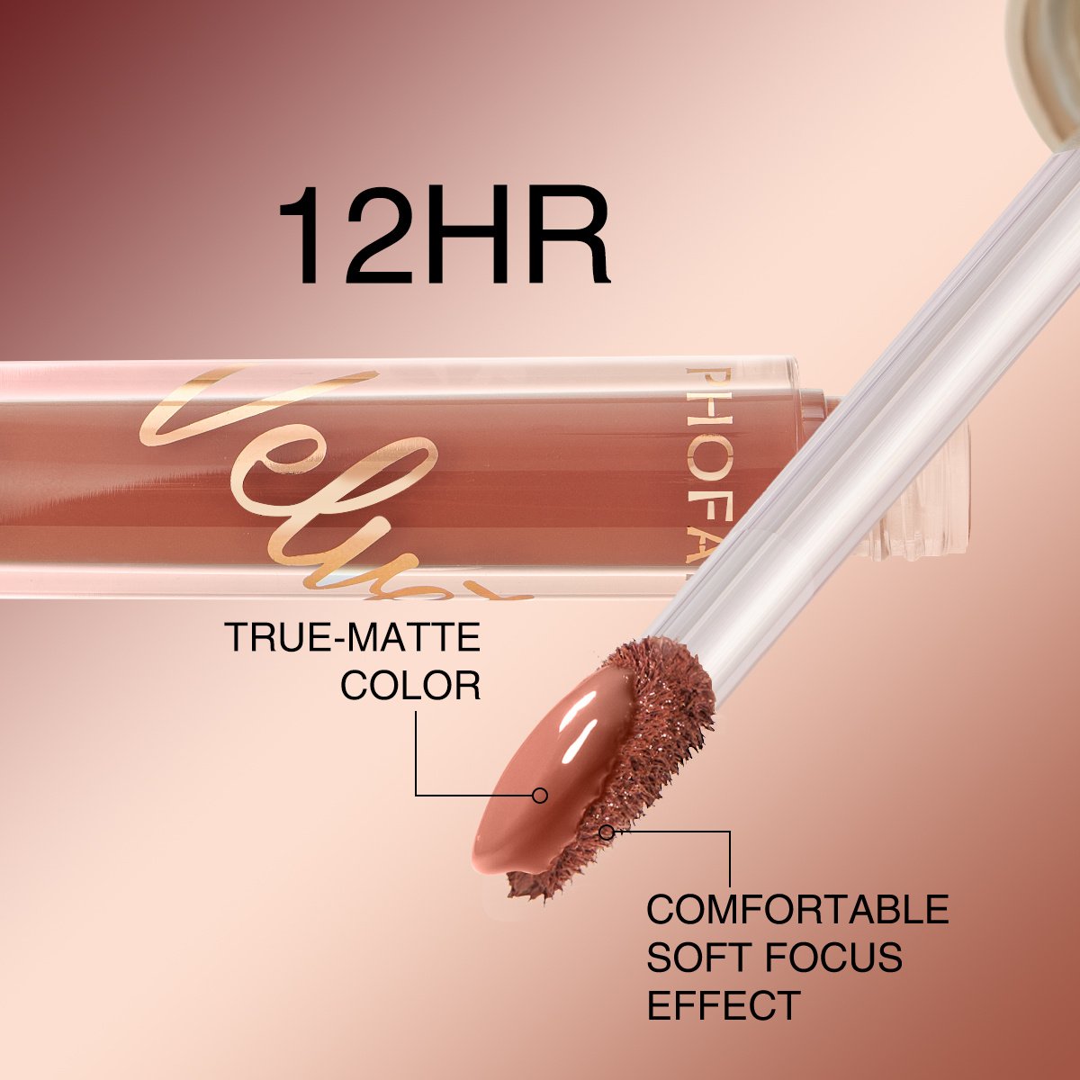 Gloss labial Velvet PHOFAY - Imagen 7
