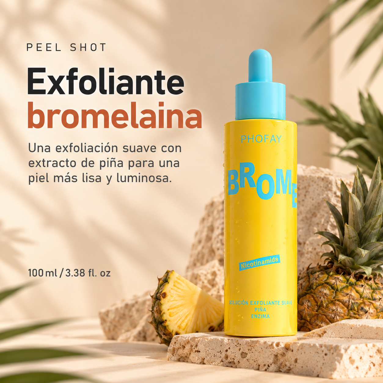 Producto Phofay, peeling de papaya