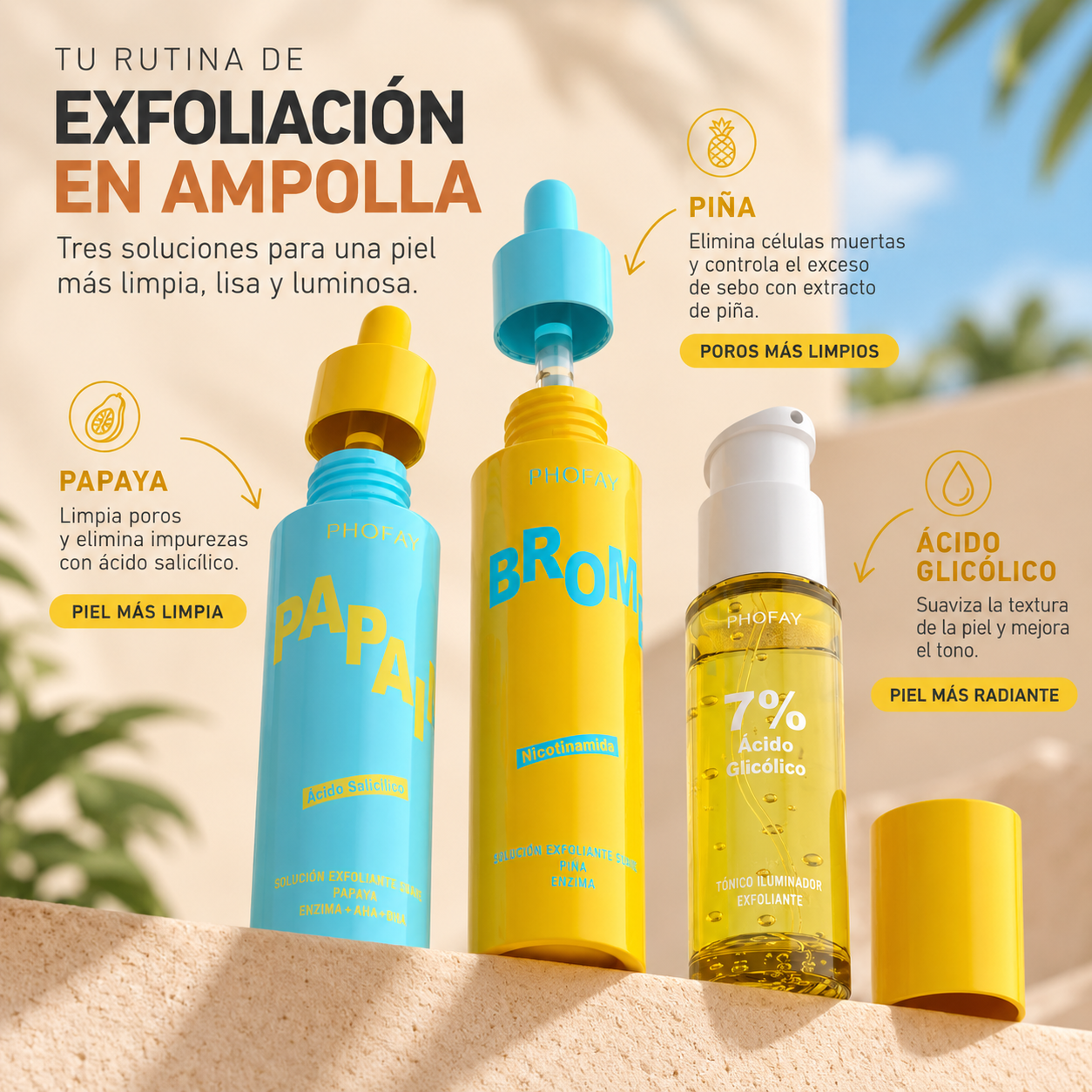 Pack de cuidado exfoliante Keveya