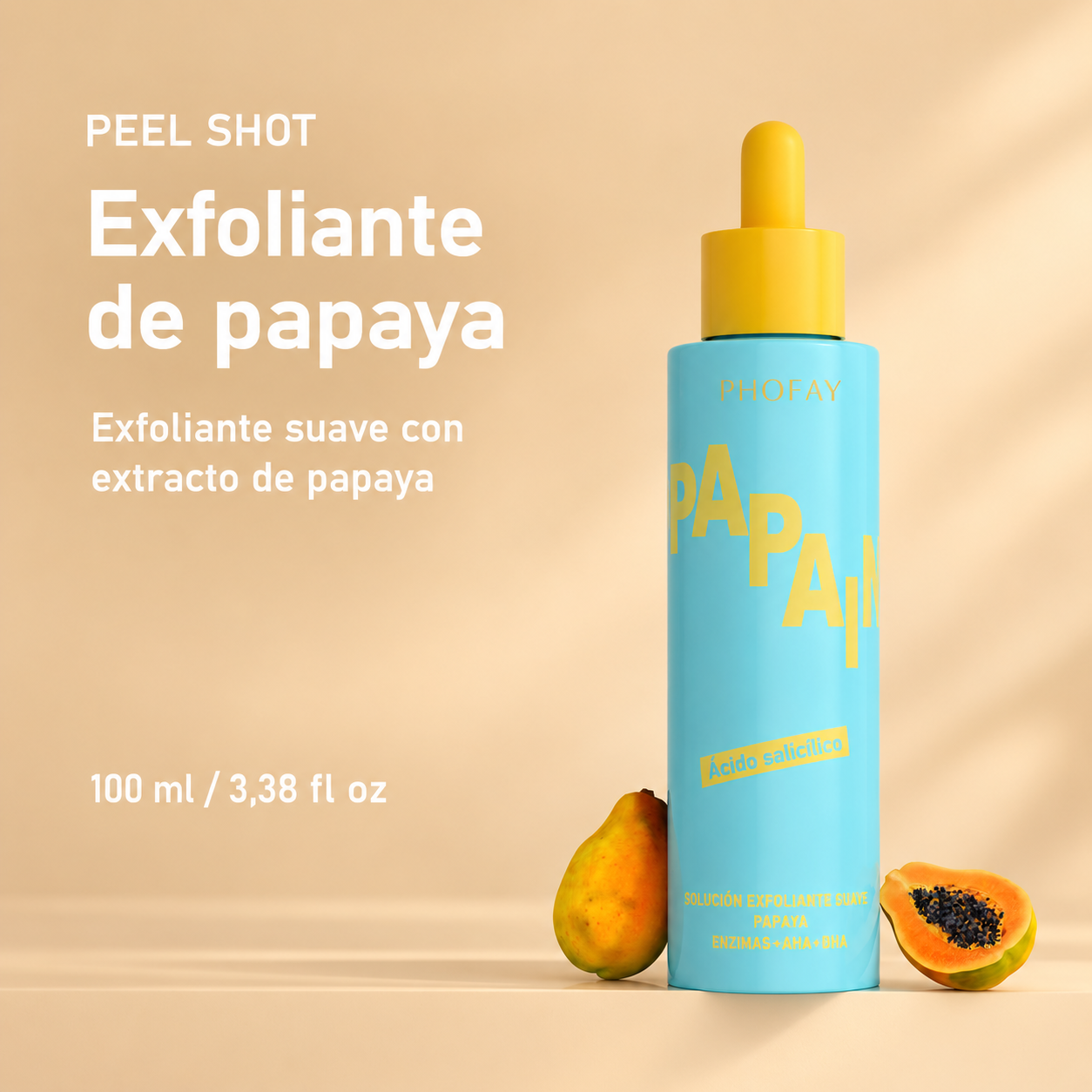 Producto Phofay, tónico exfoliante
